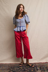 Mieder Blouse Vichy