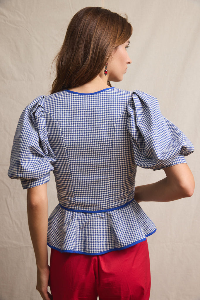 Mieder Blouse Vichy