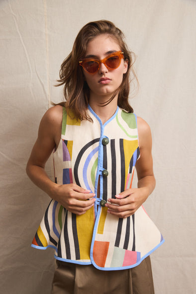 Delaunay sleeveless vest