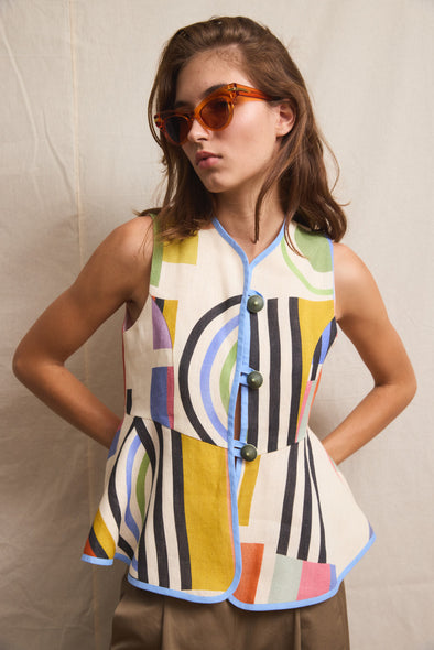 Delaunay sleeveless vest