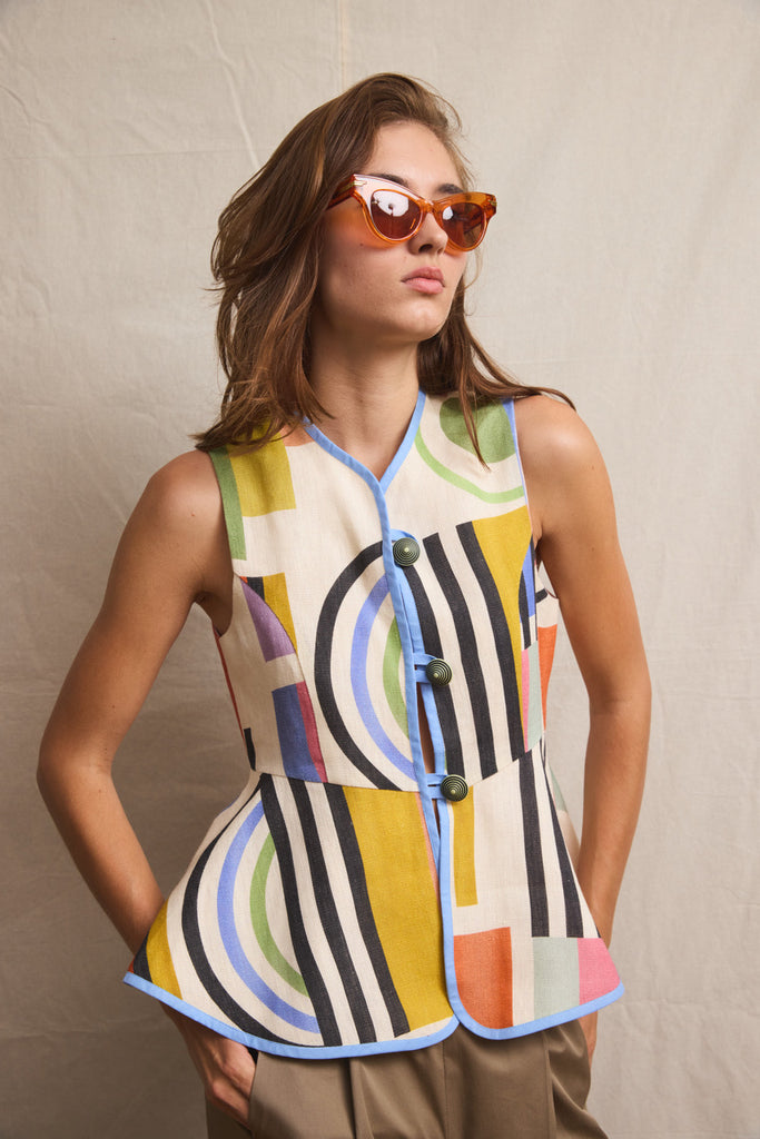 Delaunay sleeveless vest