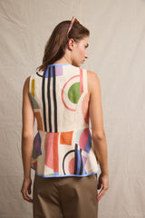 Delaunay sleeveless vest