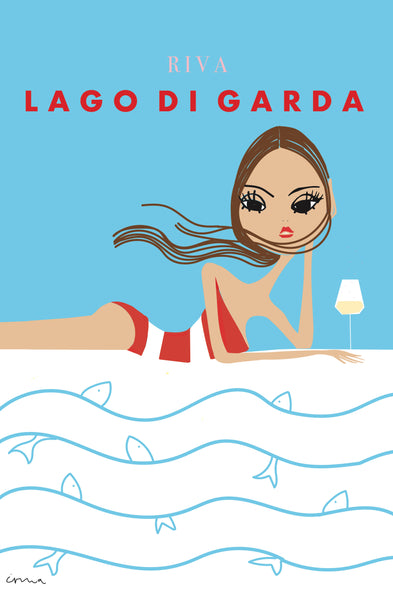 Travel Poster "Lago di Garda"