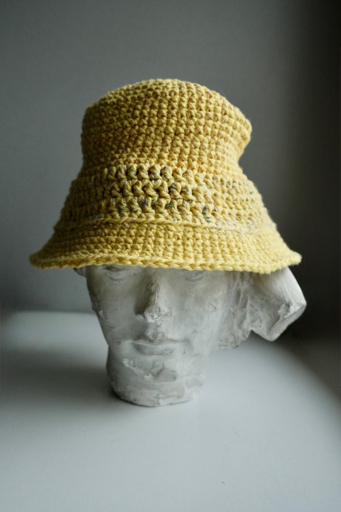 Yellow Crocheted Traveler Hat