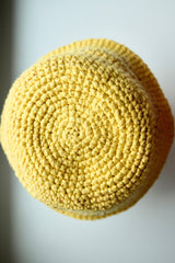 Yellow Crocheted Traveler Hat