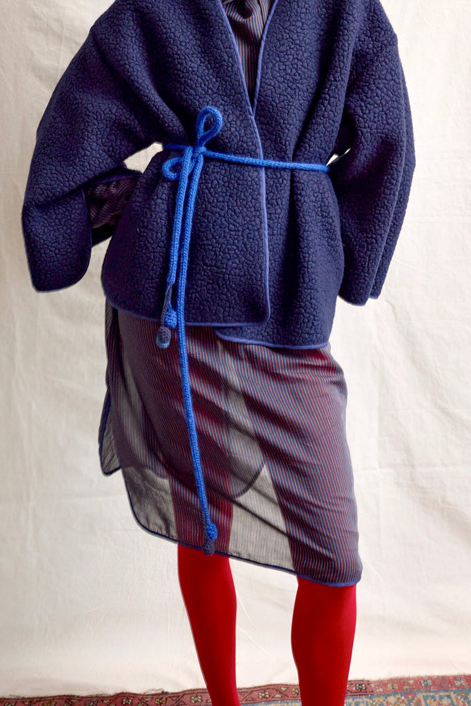 Blueberry Crocheted Belt