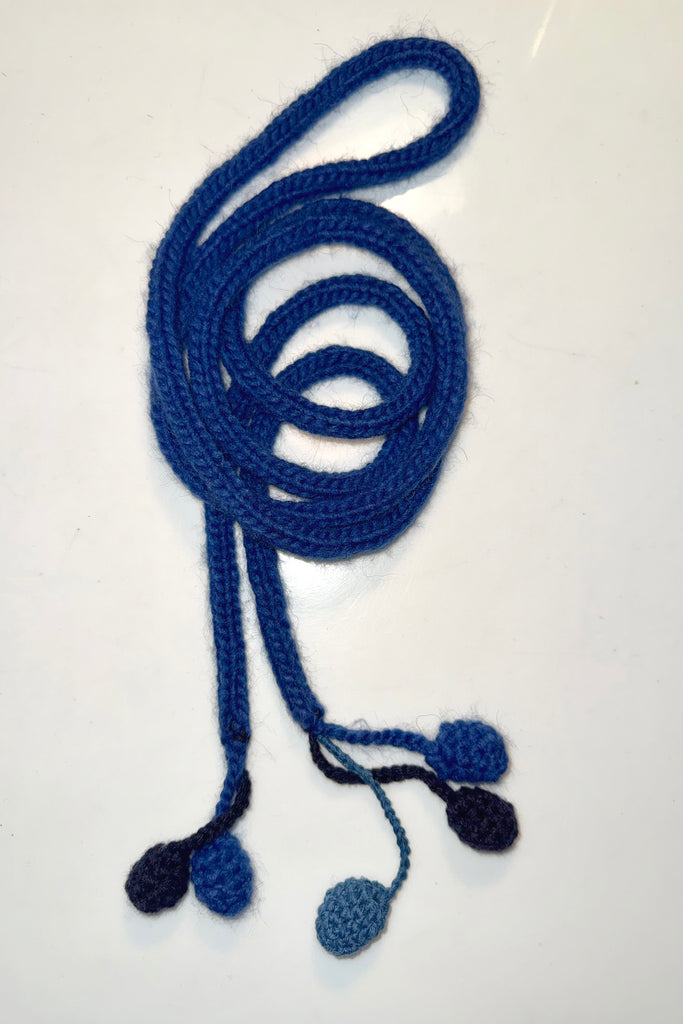 Blueberry Crocheted Belt