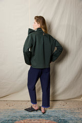 Cala Blouse. Forest Green