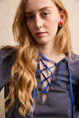 Colonelle Tunic. Blue Ribbon