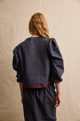 Colonelle Tunic. Blue Ribbon