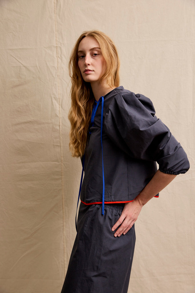 Colonelle Tunic. Blue Ribbon