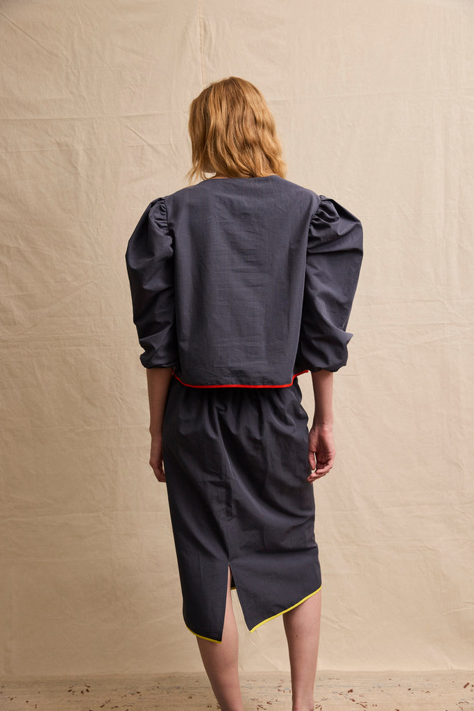 Colonelle Tunic. Blue Ribbon