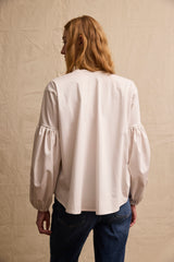 Seville couture blouse. Blue Line