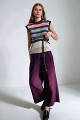 Caspia Pants Striped by Jasmin Khezri Collection, cotton