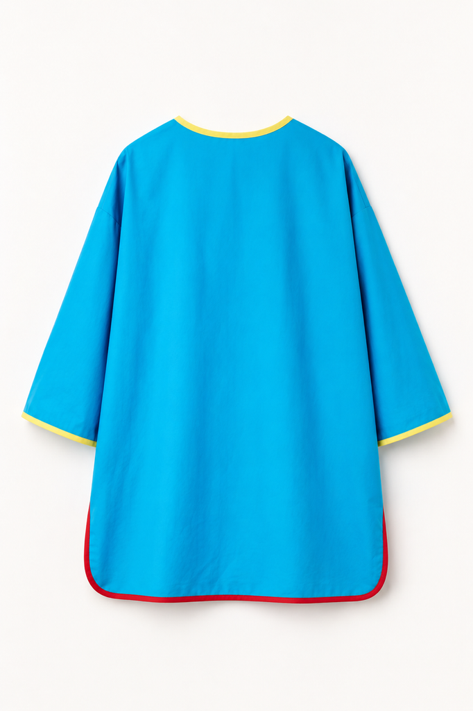 Turquoise tunic. Azur Blue