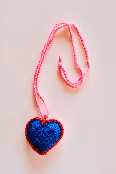 Crocheted heart