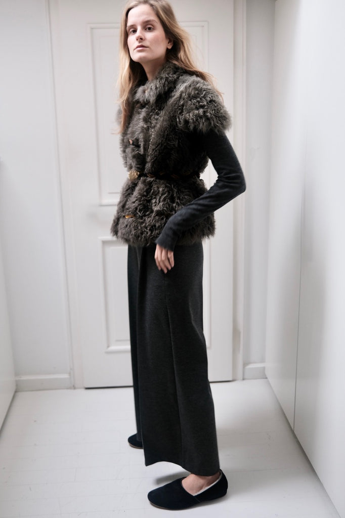 Shearling Vest.