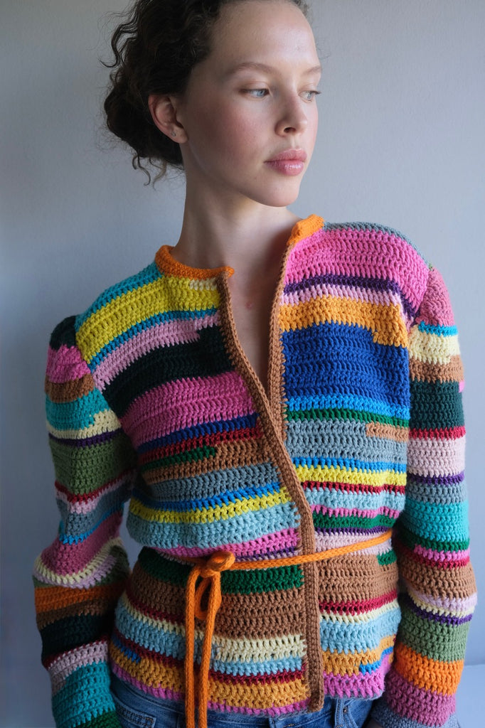 Knitwear No.139. Rainbow Cardigan