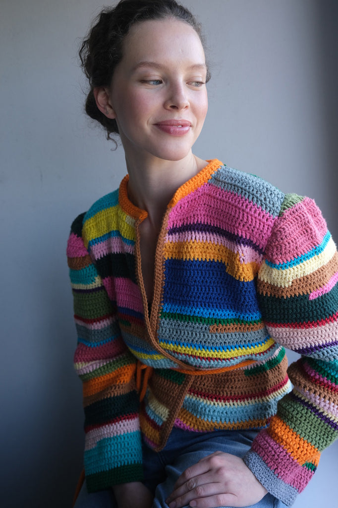 Knitwear No.139. Rainbow Cardigan