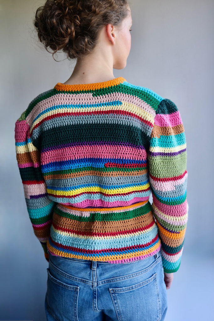 Knitwear No.139. Rainbow Cardigan