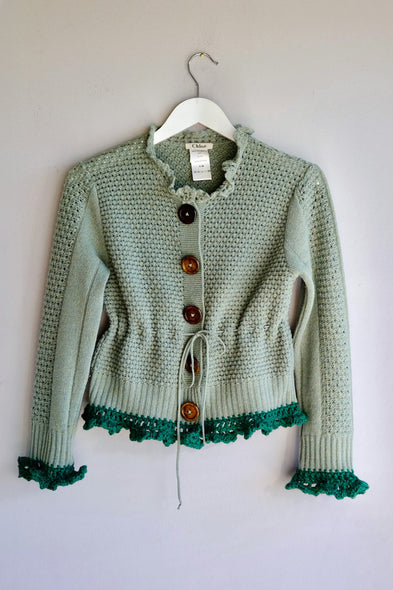 Vintage Chloe cardigan. Embellished