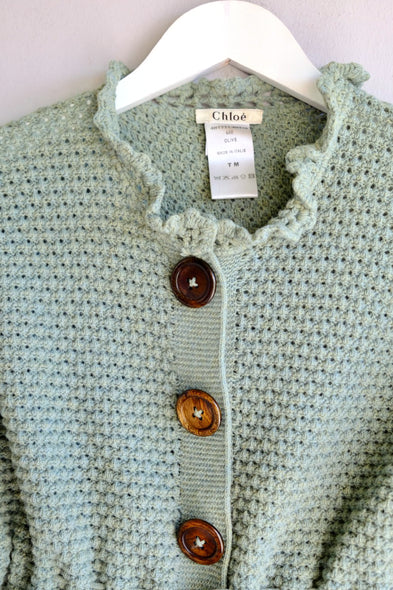 Vintage Chloe cardigan. Embellished