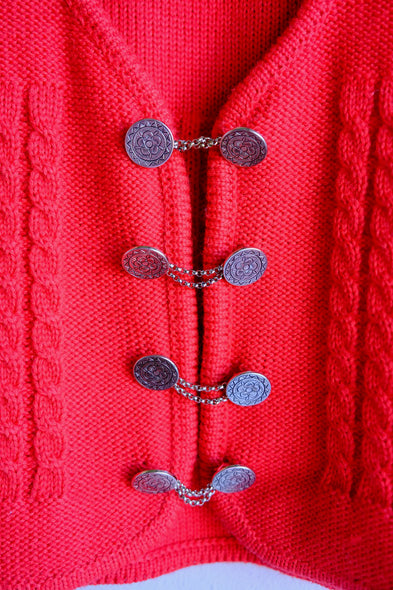 Red Gillet. 1970s.
