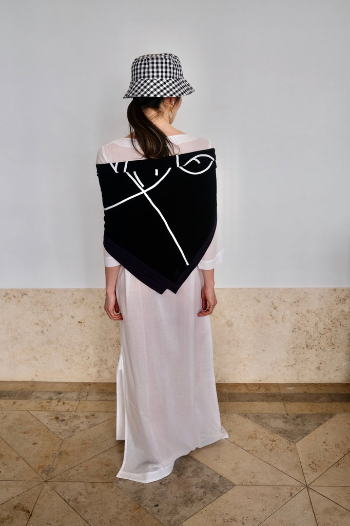 Boatline dress IRMA. White