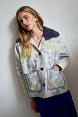 Faded Flower Canvas Overshirt