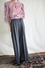 Gazelle Blouse. Burgundy