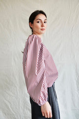 Gazelle Blouse. Burgundy