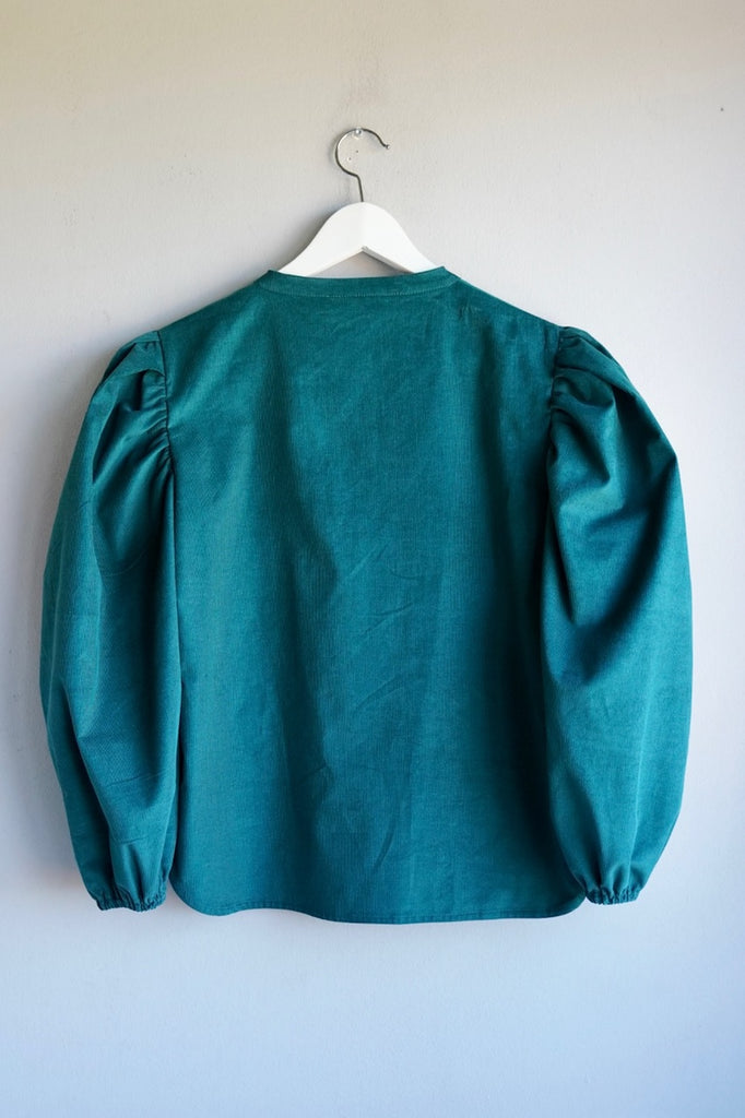 Gazelle Overshirt. Emerald Corduroy