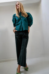 Gazelle Overshirt. Emerald Corduroy