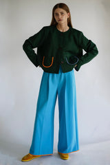 Palazzo pants. Turquoise