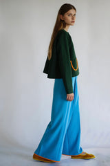 Palazzo pants. Turquoise