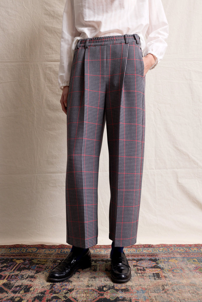 Marseille Pants. Checkered George
