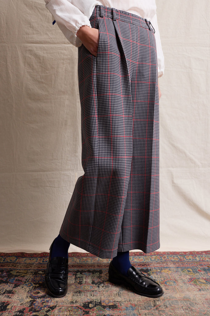 Marseille Pants. Checkered George