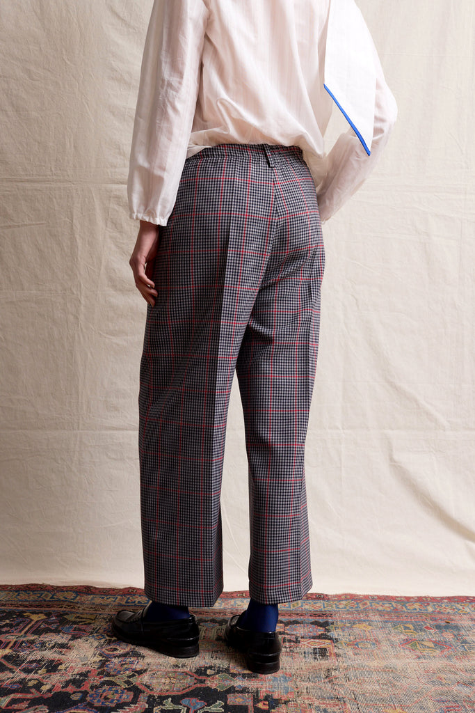 Marseille Pants. Checkered George
