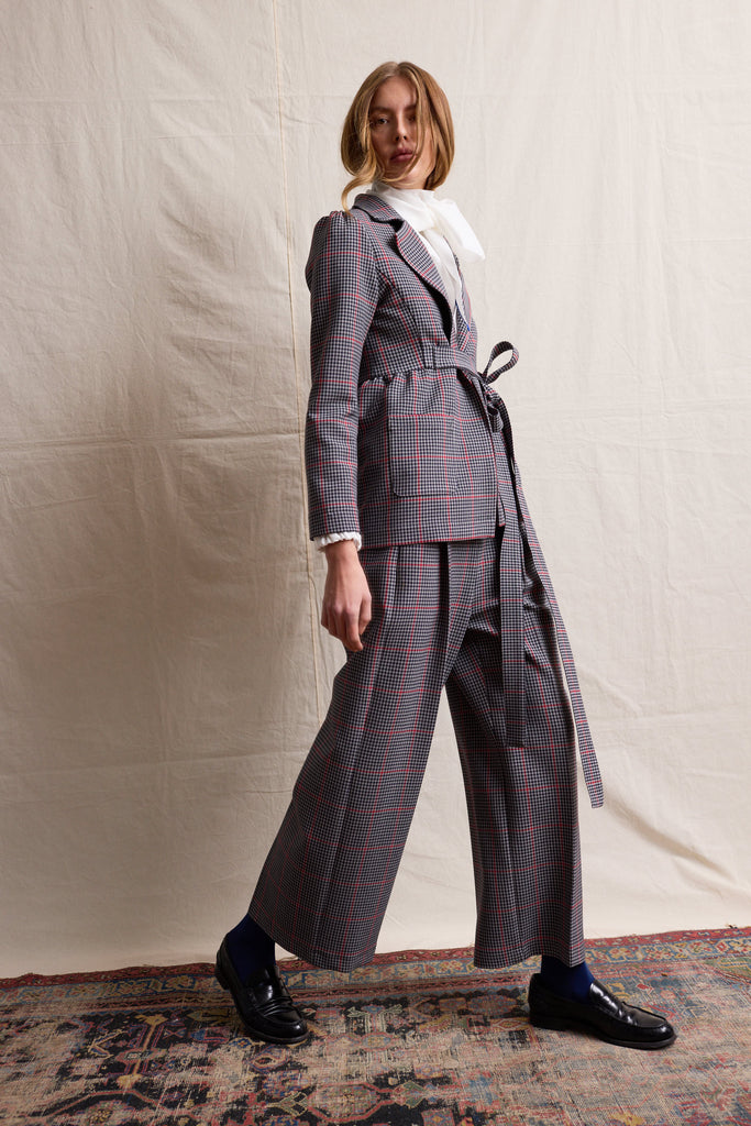 Marseille Pants. Checkered George