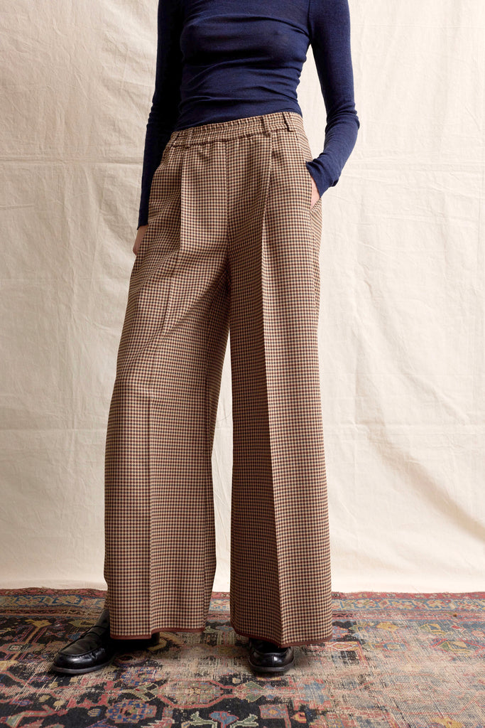 Palazzo Pants. Checkered Oswald