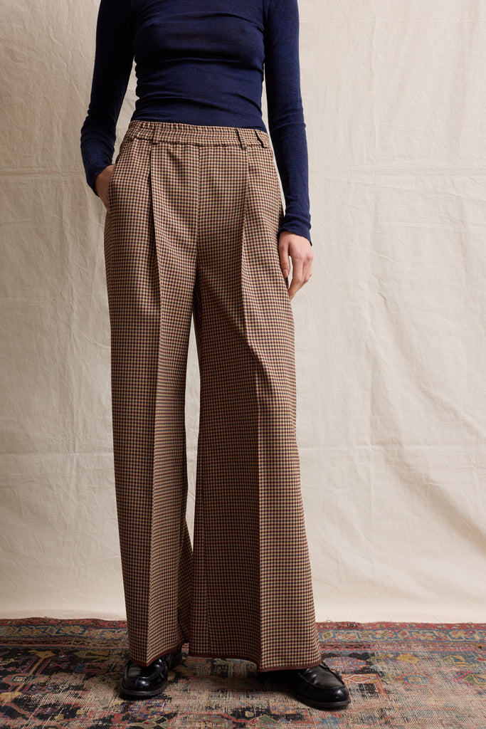 Palazzo Pants. Checkered Oswald