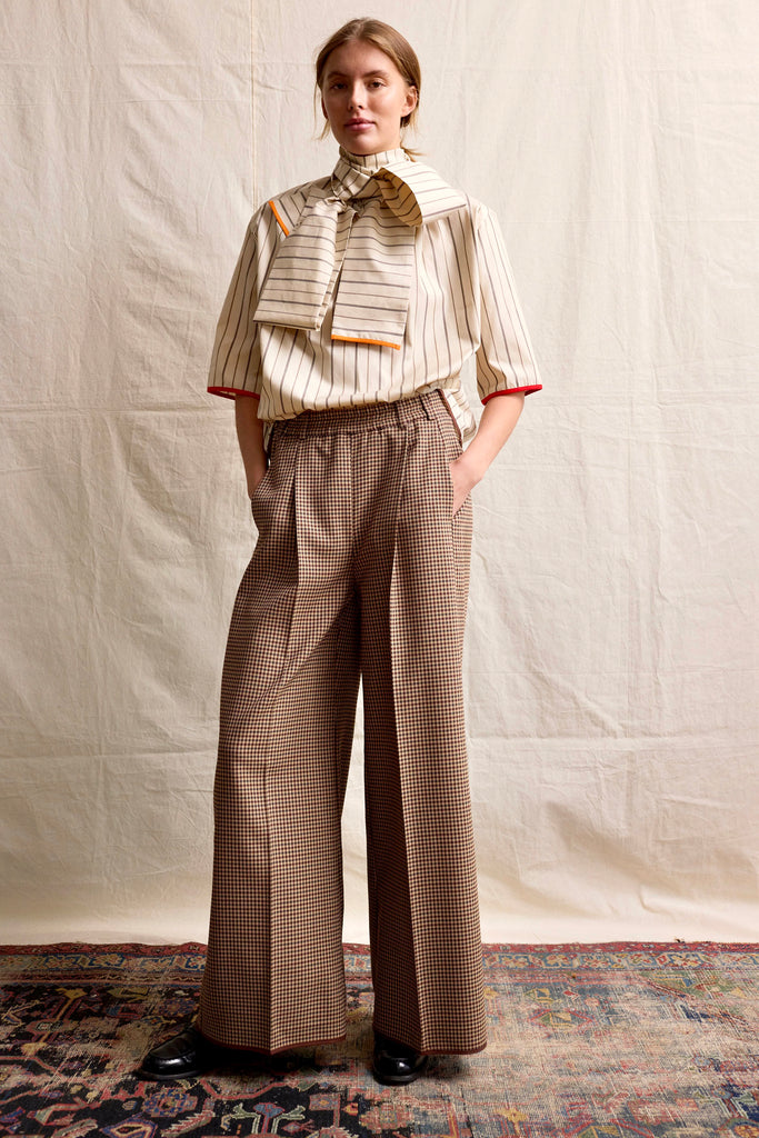 Palazzo Pants. Checkered Oswald