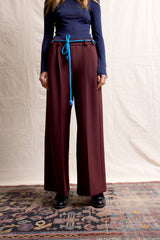 Palazzo Pants. Deep Plum Shalima