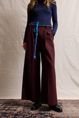 Palazzo Pants. Deep Plum Shalima