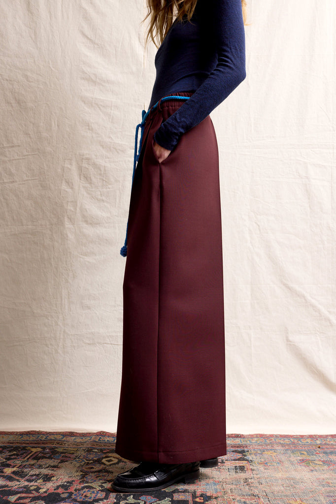 Palazzo Pants. Deep Plum Shalima