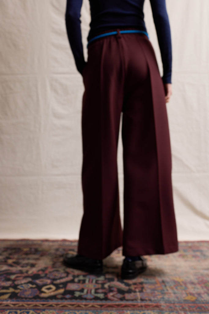 Palazzo Pants. Deep Plum Shalima