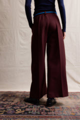 Palazzo Pants. Deep Plum Shalima
