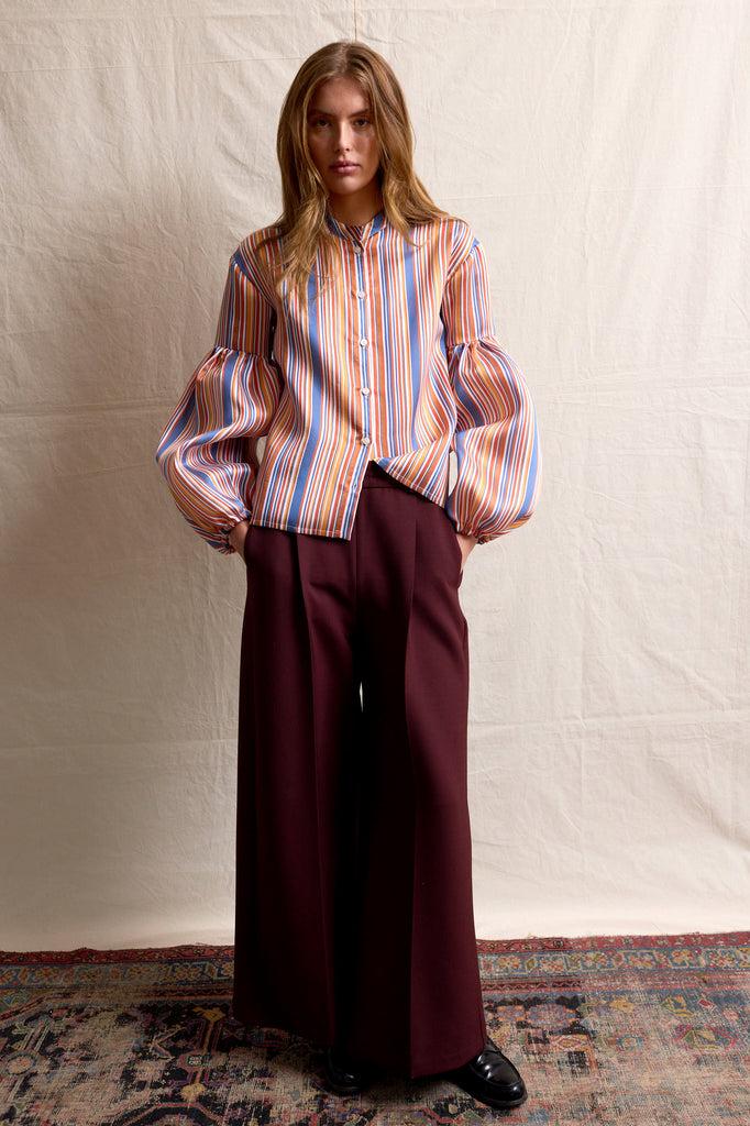 Palazzo Pants. Deep Plum Shalima