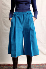 Skirt Trousers. Blue Loren