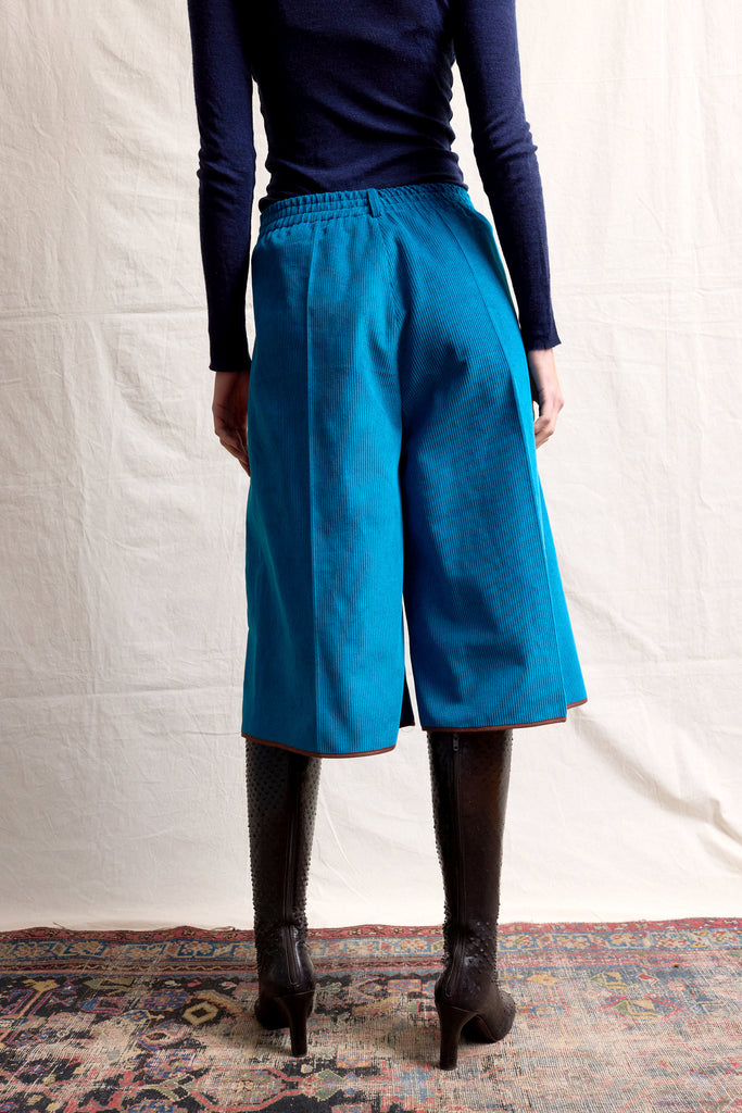 Skirt Trousers. Blue Loren